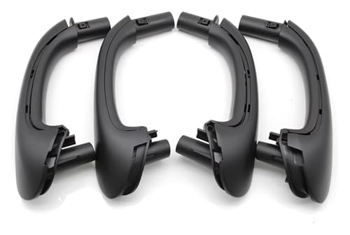 CAIZHICNC Kompatibel mit B&enz Kompatibel mit W203 Kompatibel mit C-Klasse 2000-2007 Autoinnenausstattung Vorrer Linker Rechter Türgriffsatz Ersatz(Black 4pcs Set) von CAIZHICNC