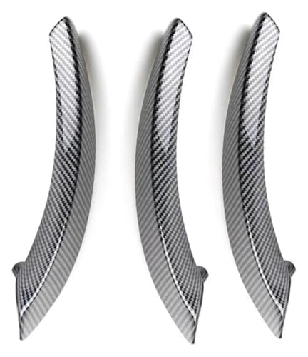 CAIZHICNC Kompatibel mit X5 Kompatibel mit X6 Kompatibel mit E71 Kompatibel mit E72 2008-2013 Auto Innentürverkleidungsgriff Ziehen Sie Handläufe Verkleidungsabckung ABS(3pcs L-handle Cover) von CAIZHICNC