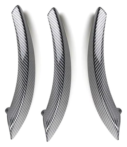 CAIZHICNC Kompatibel mit X5 Kompatibel mit X6 Kompatibel mit E71 Kompatibel mit E72 2008-2013 Auto Innentürverkleidungsgriff Ziehen Sie Handläufe Verkleidungsabckung ABS(3pcs R-handle Cover) von CAIZHICNC