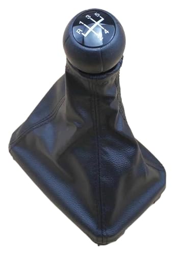 CAIZHICNC Schaltknauf Für Vauxhall Für Opel Für Meriva A 2003-2010 Auto Styling 5 Gang Schaltknauf Gaitor Lederstiefel von CAIZHICNC