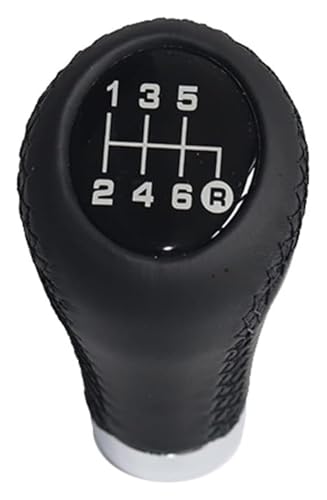 CAIZHICNC Schaltknauf Kompatibel mit Civic Kompatibel mit FIT Kompatibel mit CITY Kompatibel mit CRV Auto Manuelle Getriebe Griffe Schaltknauf Shifter Hebel Stick Styling(Black Line 6 Speed) von CAIZHICNC