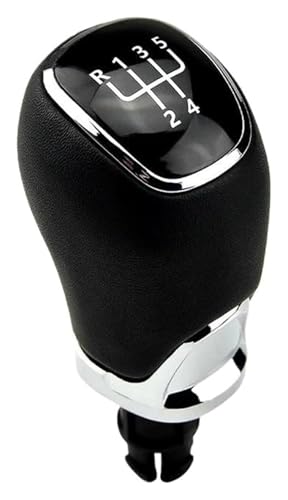 CAIZHICNC Schaltknauf Kompatibel mit Skoda Kompatibel mit Octavia A7 MK3 2014-2017 5 6 Geschwindigkeit Auto Styling Schaltknauf Hebel Shifter Gamasche(5 speed) von CAIZHICNC