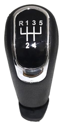 CAIZHICNC Schaltknauf Kompatibel mit Skoda Kompatibel mit Rapid 2012-2016 Autohandbuch 5 6 Gang Schaltknauf Hebel Stick Head Grip Gaitor(5 Speed) von CAIZHICNC