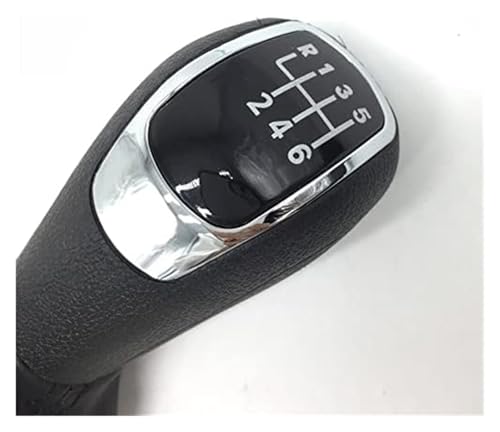 CAIZHICNC Schaltknauf Kompatibel mit Skoda Kompatibel mit Superb 3T MKII 2008-2012 5 6 Geschwindigkeit Schaltknauf Hebel Gamasche Boot Abdeckung Fall(B) von CAIZHICNC