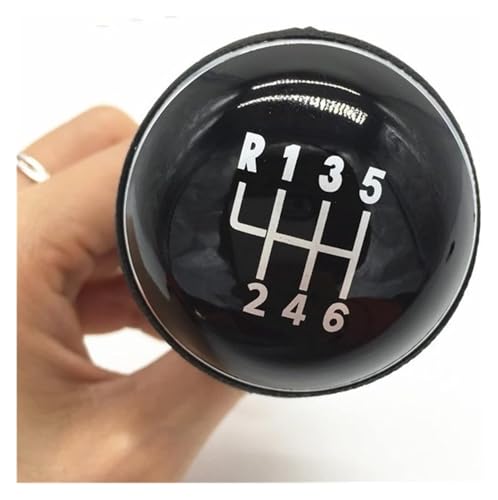 CAIZHICNC Schaltknauf Kompatibel mit VW Kompatibel mit Passat B7 2011-2015 Handbuch 5 6 Geschwindigkeit Auto Styling Schaltknauf Stift Gamasche Boot Abdeckung Fall Kragen(Gear Knob 6 Speed) von CAIZHICNC