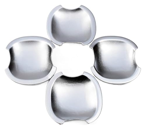 Kompatibel mit Hyundai Kompatibel mit Santa Fe 2007-2012 ABS Chrom Türgriff Abckung Cup Bowl Trim(2) von CAIZHICNC