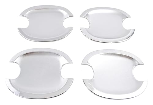 Kompatibel mit VW Kompatibel mit Jetta MK5 Kompatibel mit Golf GTI Kompatibel mit Plus 2006-2010 Chrom Türgriff Abckung Tasse Schüssel Trim(Door Handle Cover) von CAIZHICNC