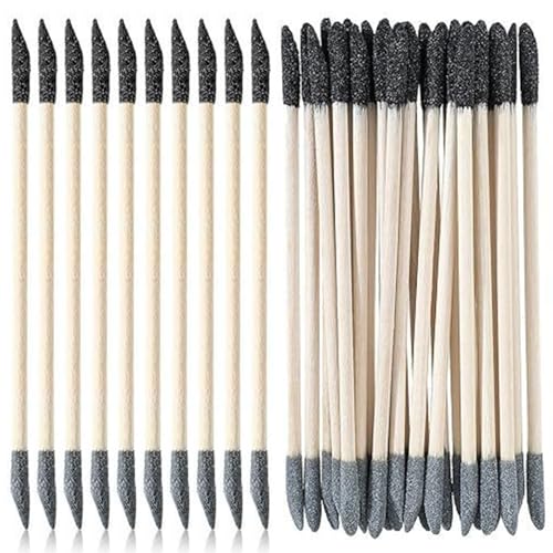 100 Stück Schleifstangen, 5, 5-Zoll-Doppelschleifwerkzeug-Matchsticks für Holz- und Kunststoffmodelle 100 Stück Schleifstangen, 5, 5-Zoll-Doppelschleifwerkzeug-Matchsticks für Holz- und Kunststoffmodelle von CAKEEYUM
