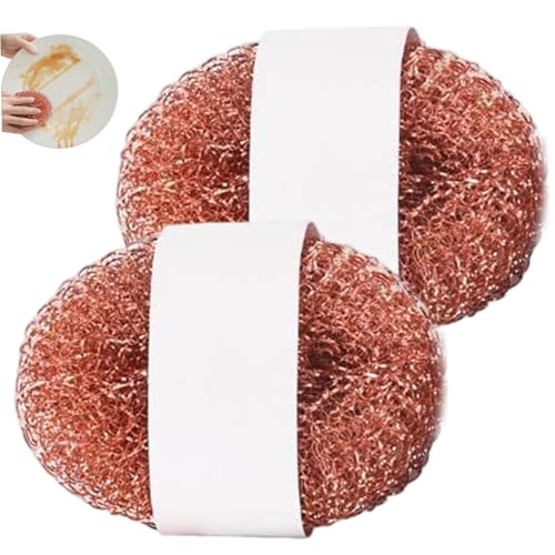 2pcs Metall Scrubber 3.1 Kein Kratzer -Scheuerkissen wiederverwendbares Heavy -Duty -Stahl -Scrubber für Gerichte Töpfe Pfannen 2pcs Metall Scrubber 3.1 Kein Kratzer -Scheuerkissen wiederverwendbares Heavy -Duty -Stahl -Scrubber für Gerichte Töpfe Pfannen von CAKEEYUM