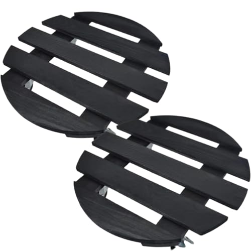 2pcs Rolling Plant -Ständer mit Rädern, 12 Kiefernrundanlagenständer mit 4 360 ° rotierenden Rädern für den Außenständer in Innenräumen, Ständer mit, Caddy mit WH 2pcs Rolling Plant -Ständer mit Rädern, 12 Kiefernrundanlagenständer mit 4 360 ° rotierenden Rädern für den Außenständer in Innenräumen, Ständer mit, Caddy mit WH von CAKEEYUM