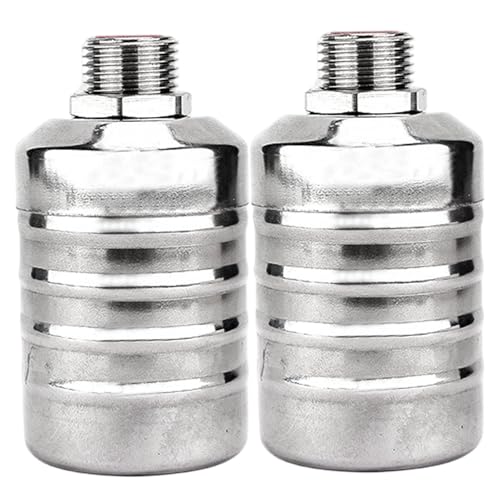 2pcs Wasserspiegel Automatisches Steuerungsventil, 1/2 Edelstahl -Wasserschwimmerventil für Tank, Pool, Viehzutröge 2pcs Wasserspiegel Automatisches Steuerungsventil, 1/2 Edelstahl -Wasserschwimmerventil für Tank, Pool, Viehzutröge von CAKEEYUM