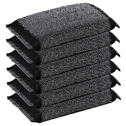 6 -pcs Edelstahlschwamm nicht kratzensaugende Schaumstoffschrubbe Multi -Verwendung -Schale Schwamm für Topfschale Waschen Hartflächen Edelstahl Metallpeeling 6 -pcs Edelstahlschwamm nicht kratzensaugende Schaumstoffschrubbe Multi -Verwendung -Schale Schwamm für Topfschale Waschen Hartflächen Edelstahl Metallpeeling von CAKEEYUM