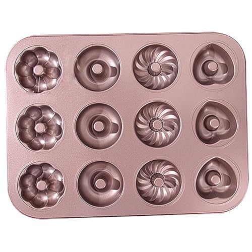 CAKEEYUM Donut Form 12-Cavity 4 Formen Donut-Formen zum Backen von Nicht-Schicht CAKEEYUM Donut Form 12-Cavity 4 Formen Donut-Formen zum Backen von Nicht-Schicht von CAKEEYUM