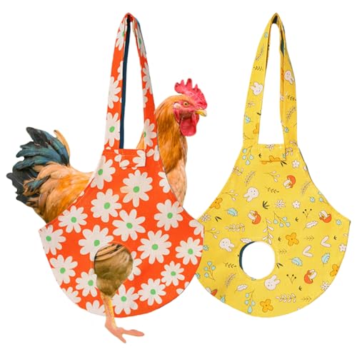 CAKEEYUM Hühnerträger 2pcs niedliche Druckhuhnerschlinge mit Griff und Löcher wasserdicht CAKEEYUM Hühnerträger 2pcs niedliche Druckhuhnerschlinge mit Griff und Löcher wasserdicht von CAKEEYUM