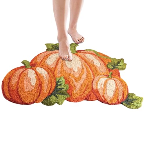 CAKEEYUM Kürbisteppich 22x31.5 Kürbisform Thanksgiving Teppich niedliche weiche Badezimmerdekor Nicht rutschfeste Wasser saugfähig Thanksgiving Bodenmatte für Badezimmer CAKEEYUM Kürbisteppich 22x31.5 Kürbisform Thanksgiving Teppich niedliche weiche Badezimmerdekor Nicht rutschfeste Wasser saugfähig Thanksgiving Bodenmatte für Badezimmer von CAKEEYUM