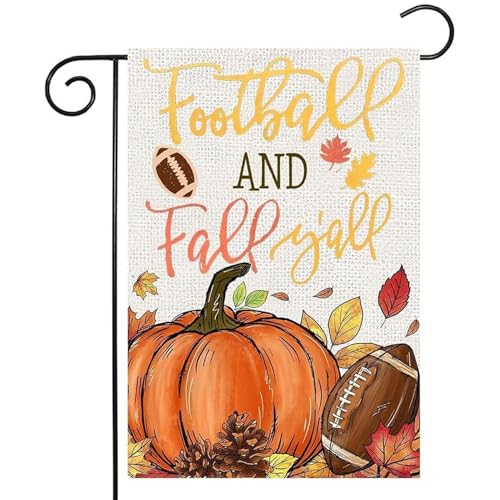 CAKEEYUM Thanksgiving Garden Flag, wetterresistente farbenfrohe Herbstkürbisgartenflaggen 12x18 doppelseitig für Heim Thanksgiving Holy Yard Outdoor Dekoration CAKEEYUM Thanksgiving Garden Flag, wetterresistente farbenfrohe Herbstkürbisgartenflaggen 12x18 doppelseitig für Heim Thanksgiving Holy Yard Outdoor Dekoration von CAKEEYUM