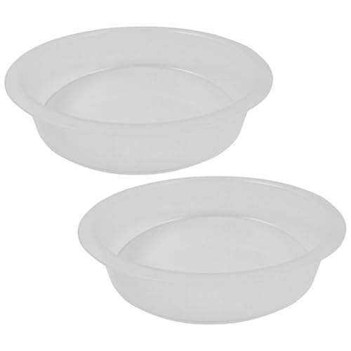 CAKEEYUM Vogelwasserschale 2pcs 7 Zoll Plastik Birdbad Schüssel einfache saubere Vogelhilfeschale für Außengoldfinch Oriole Hummingbird Wasser Bad Ersatz Vogelbad W. CAKEEYUM Vogelwasserschale 2pcs 7 Zoll Plastik Birdbad Schüssel einfache saubere Vogelhilfeschale für Außengoldfinch Oriole Hummingbird Wasser Bad Ersatz Vogelbad W. von CAKEEYUM