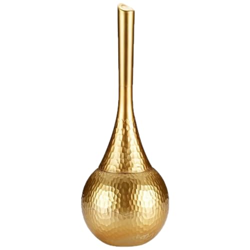 Goldene Toilettenbürste 15 Zoll Plastik -Toilettenschüssel von CAKEEYUM