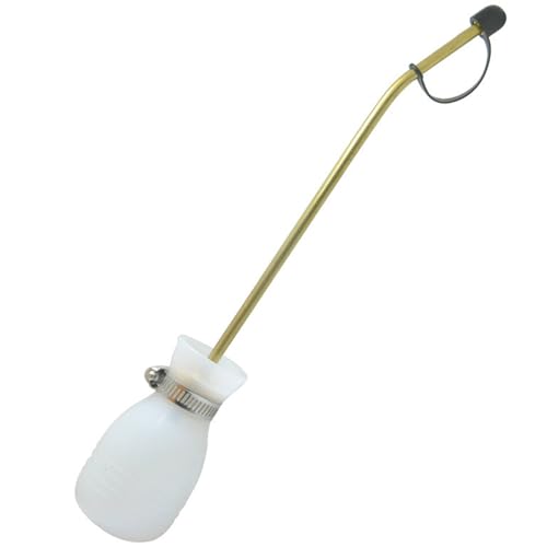 Kieselgur Erde Extra Long Messing Lance Pulver Duster mit und Lecksof Cap Pulver Sprüher Applikator für Innen und Außenbereiche von CAKEEYUM