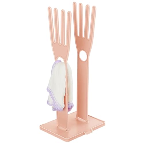 Küchenhandschuhhalter, Fingerform Plastikschale Handschuhhalter mit hängendes Loch, abnehmbarer Handschuhtrocknungsregal mit Abflussschale für lange Handschuhe, kurze Handschuhe, Rags Handschuhtrockn von CAKEEYUM