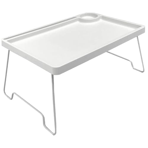 Schoßschreibtisch mit Tassenhalter tragbarer faltbarer Plastik Lapdesk Multifunktionaler Schreibtisch Organizer zum Arbeiten mit Weiß essen weiß Schoßschreibtisch mit Tassenhalter tragbarer faltbarer Plastik Lapdesk Multifunktionaler Schreibtisch Organizer zum Arbeiten mit Weiß essen weiß von CAKEEYUM