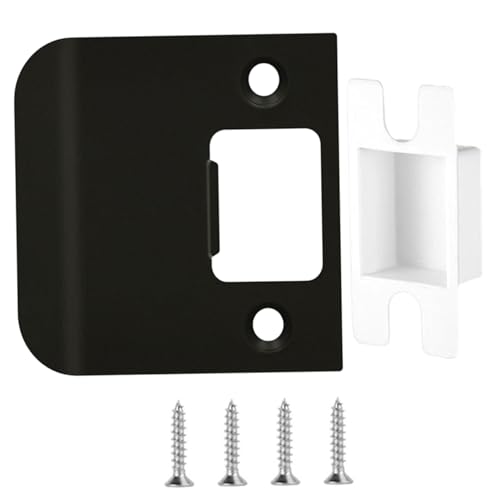 Verlängerte Streikplatte 2-1/4 x 2-1/4 Hochleistungs-Türverriegelungsplatte mit verstärkten Schrauben Extender Lippenverriegelung Stürmer für Außen-/Innen- Verlängerte Streikplatte 2-1/4 x 2-1/4 Hochleistungs-Türverriegelungsplatte mit verstärkten Schrauben Extender Lippenverriegelung Stürmer für Außen-/Innen- von CAKEEYUM