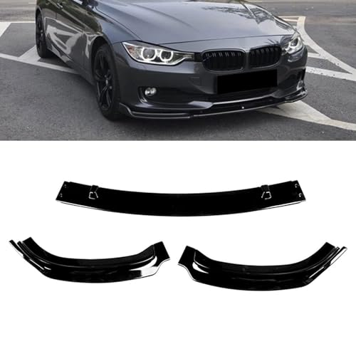 CAKERS Frontlippe Spoiler für BMW F30 F35 320LI 320i 330i 330i 330e, Stoßfängerlippe Spoilerlippe Dauerhaft AntiKollision Frontspoiler Protector von CAKERS