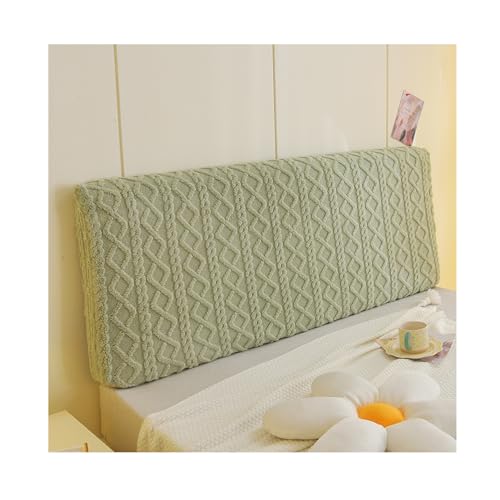 CAKERS Kopfteilbezug für Bett, Stretch Bett Kopfteil Husse, Staubdichte Dehnbare Kopfteilbezug, Kopfteil Überzug Cover Bettkopfteil Hussen für Schlafzimmer Kopfteil (Grün,90cm) von CAKERS