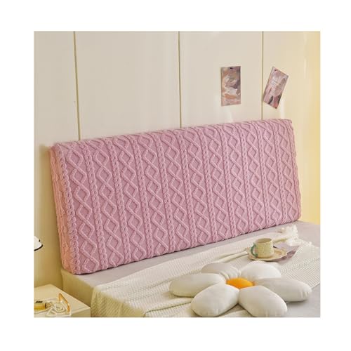 CAKERS Kopfteilbezug für Bett, Stretch Bett Kopfteil Husse, Staubdichte Dehnbare Kopfteilbezug, Kopfteil Überzug Cover Bettkopfteil Hussen für Schlafzimmer Kopfteil (Rosa,200cm) von CAKERS