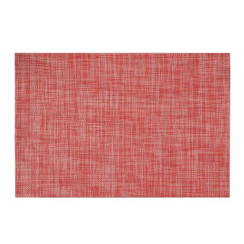 Moderne Minimalistische Rechteck PVC SCATEMAT 45x30 cm (17.7x11.8in) - Wasserdicht,Rot,16pcs von CAKERS
