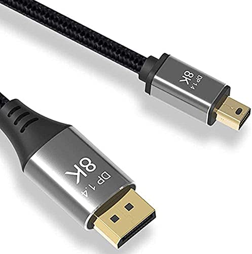 CAKOBLE Cavo mini displayport to displayport 8K (76804320) @ 60Hz 4K @ 144Hz DisplayPort 1.4 Trasmissione bidirezionale Cavo da DisplayPort a dp Cavo 8K 3M von CAKOBLE