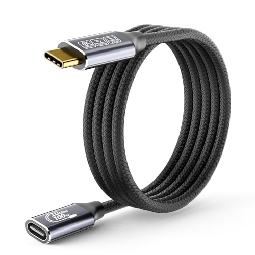 CAKOBLE USB C Verlängerung Kabel 3M,usb-c verlängerung buchse auf stecker Unterstützt usb c 3.2 verlängerung 10Gpbs/100W und 4K@60Hz mit iPhone 16/15 Pro Max, MacBook Pro,Samsung Galaxy S24/S23 von CAKOBLE