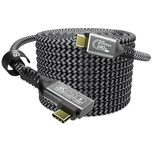 CAKOBLE usb c kabel 5m,240W USB C 3.2 Kabel 20 Gbps Ladekabel USB C, 4K@144Hz USB C kabel Lang Kompatibilität Thunderbolt 3 Kabel Für i-Phone 15, MacBook iPad Pro, Samsung S24/S23 usb c datenkabel 5m CAKOBLE usb c kabel 5m,240W USB C 3.2 Kabel 20 Gbps Ladekabel USB C, 4K@144Hz USB C kabel Lang Kompatibilität Thunderbolt 3 Kabel Für i-Phone 15, MacBook iPad Pro, Samsung S24/S23 usb c datenkabel 5m von CAKOBLE