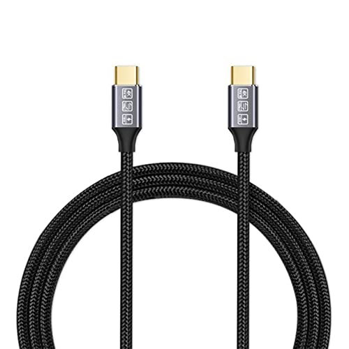 USB-C to USB-C 3.1 Gen2 Cable 10Gbps Data Transfer, 100W 20V/5A 3.3ft USB Type C PD Fast Charging Cable 4K Video Output Compatible with Thunderbolt 3, MacBook Pro, Galaxy S21 1M, Smartphone USB-C to USB-C 3.1 Gen2 Cable 10Gbps Data Transfer, 100W 20V/5A 3.3ft USB Type C PD Fast Charging Cable 4K Video Output Compatible with Thunderbolt 3, MacBook Pro, Galaxy S21 1M, Smartphone von CAKOBLE