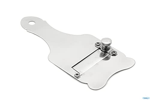 Calder INOX 18/10 Trüffelschneider mit glatter Klinge, Durchmesser 18,5 x 8,5 cm. von Calder