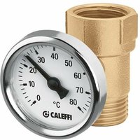 Caleffi - Anschluss Thermometerhalter 657400 1/2 m x 1/2 f von CALEFFI