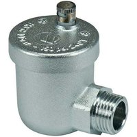 Caleffi - Automatischer Heizkörper Entlüfter 1/2 Zoll, Messing verchromt, Winkelanschluss von CALEFFI