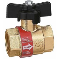 Kugelhahn mit eingebautem Rückschlagventil für Heizungsanlagen ballstop Caleffi 327 1 von CALEFFI