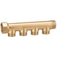 Caleffi - Einfacher Verteiler, modular 3/4 5 Abgänge, 1/2 m 349150 3/4 - 5 von CALEFFI