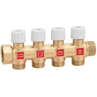 Einfacher Verteiler, modular mit Absperrventilen 3/4', 4 Abgänge Caleffi 354254 4 Einfacher Verteiler, modular mit Absperrventilen 3/4', 4 Abgänge Caleffi 354254 4 von CALEFFI