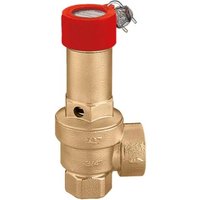 INAIL (Ex ISPESL) zertifiziertes und kalibriertes Sicherheitsventil. 1 1/4" x 1 1/2", Kalibrierung 2,25 bar Caleffi 527722 1 1/4" x 1 1/2" - 2,25 bar von CALEFFI