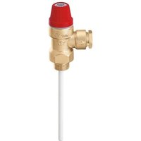 Kombiniertes Temperatur- und Drucksicherheitsventil Caleffi 309 1/2" m x ø 15 7 bar von CALEFFI