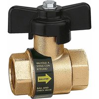 Kugelhahn mit eingebautem Rückschlagventil BALLSTOP 1" Caleffi 323062 1" von CALEFFI