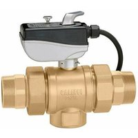 Motorisierter Zweiwege-Kugelhahn mit Zusatzmikroschalter Caleffi 638 230V - 1' von CALEFFI