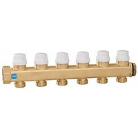 Rücklaufverteiler komplett mit Absperrventilen 6 Abgänge Caleffi 662065 6 von CALEFFI