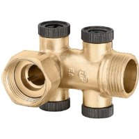 Rückschlagventil, schwenkbare, quadratische Anschlüsse mit Außengewinde. Anschluss 3/4 "F Caleffi 304644 Messing Rückschlagventil, schwenkbare, quadratische Anschlüsse mit Außengewinde. Anschluss 3/4 "F Caleffi 304644 Messing von CALEFFI