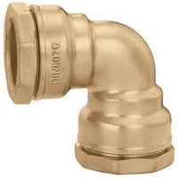 Caleffi - Messing pe Rohr Winkel Verschraubung 40 mm Klemm Verbinder Wasser Fitting von CALEFFI