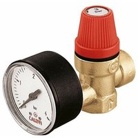 Caleffi - Zertifiziertes normales Sicherheitsventil 313 3/4' con manometro - 3 von CALEFFI
