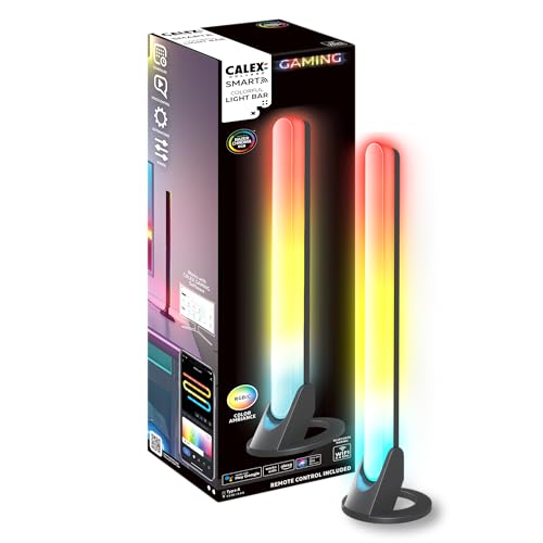CALEX Gaming Monitor LightBar, RGBIC Farben, Razer Chroma kompatibel, PC-Sync von CALEX