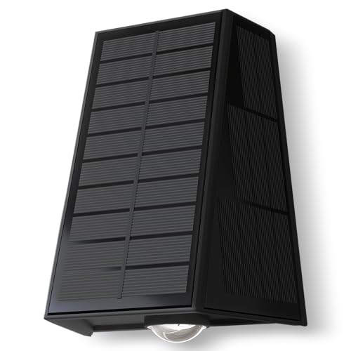 CALEX Matera Solar Wandleuchte, warmweißes Up & Down Licht, solarbetrieben, kabellos, wasserdicht, Schwarz CALEX Matera Solar Wandleuchte, warmweißes Up & Down Licht, solarbetrieben, kabellos, wasserdicht, Schwarz von CALEX